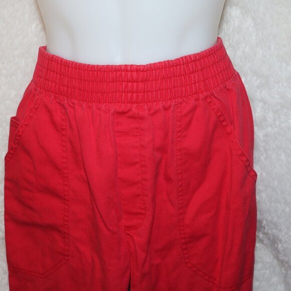 Cabin Creek red pants elastic waist size 8 - Picture 2 of 6